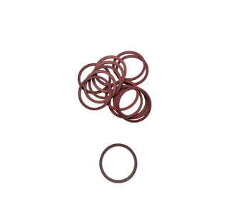 Rubber and fiber rings