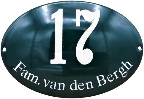 Emaille borden kopen in Alkmaar bij Postma en Postma